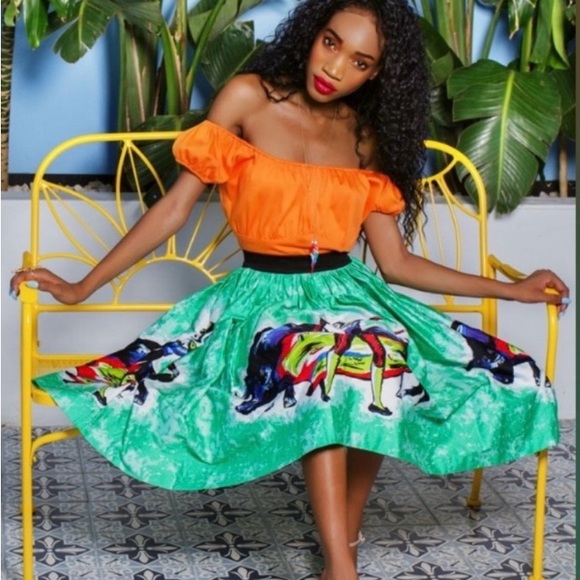 Pinup retro style skirt - Picture 2 of 9